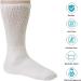 Creswell 12 Pairs Diabetic Crew Socks | Made in USA | White 10-13 - Buy Online on GoSupps.com