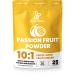 Jungle Powders Passion Fruit Powder 3.5oz, Natural Unsweetened Powdered Freeze Dried Passion Fruit Extract, Filler, and Additive Free Superfood Powder