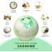 7Leaves Nature Premium Jasmine Bath Bombs - Large 6oz Fizzies for Skin Moisturizing & Relaxing Spa Bath - Handmade Gift Idea for Mother's Day, Valentine's, Anniversary, Christmas - Buy Online on GoSupps.com
