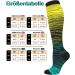 Blongw Compression Stockings for Men - 6 Pairs Knee Support Socks for Sports Travel Flight & Running (A5-Assorted 09 L-XL) - Buy Online on GoSupps.com