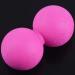 Pyugxab TPE Gym Fitness Ball Portable Massage Ball for Stress Relief & Improved Blood Circulation | Pink Therapy Exercise Ball - Buy Online on GoSupps.com