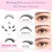 Glowing Win DIY Cluster Lashes Set - 144PCs Individual Eyelash Extensions with Bond Sea & Tweezers | 8-16mm Natural Fake Lashes - Buy Online on GoSupps.com