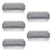 Parsa beauty double -sided hand brush nail brush - Nail Brush in the set (5 pieces of gray) - hand washing brush for bathroom toilet sink workshop
