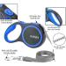 Buy Etechydra Retractable Dog Leash - Durable Anti-Bite Steel Chain 5m Nylon Strap for Medium to Large Dogs - Blue - Buy Online on GoSupps.com