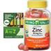 Zinc Adult Organic Vegetarian Gummy Optimal Immune System Support 22mg 60ct Bundle With Exclusive Vitamins & Minerals A To Z - Better Idea Guide (2 Items) 1
