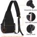 MOSISO Mini Sling Backpack - Small Hiking Daypack for Travel & Outdoor Activities in Black - Buy Online on GoSupps.com