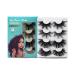 SY SHUYING 25mm Lashes 3D Faux Mink Lashes Fluffy Dramatic False Eyelashes 6D Wispy Long Handmade Fake Lashes Cruelty-Free & Reusable Thick Full Strip Eye Lashes Pack 4Pairs 4Pairs 25mm