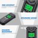 JASTEK Professional-Grade Rechargeable Portable Digital Alcohol Breathalyzer - Accurate & Reliable with 10 Mouthpieces - Buy Online on GoSupps.com