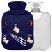 Naanle Funny Schaf Jumpin Warm bottle Missing Transparent Warm Water bottle Heat bottle for bed Handfoot Warmer pain relief warmth and cold therapy Large 2l
