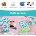 Amaxiu Sanitary Napkin Storage Bags 2pcs Waterproof Travel Menstrual Pad Pouch with Zipper Mini Tampons Holder for Purse Period Nursing Pad Holder for Women Girls 5.1" x 5.1" (Pattern D) - Buy Online on GoSupps.com