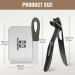 WONSIM Nail Clippers for Seniors Thick Nails Angled Head Ergonomic Toenail Clippers with Wide Jaw Opening Heavy Duty Mess Free Nail Cutter Nail Trimmer for Men Women Black - Buy Online on GoSupps.com