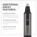 ToiletTree Water Resistant Steel Nose Trimmer with LED Light & Travel Case - Durable Heavy Duty Grooming Tool for Men | Shop Internationally - Buy Online on GoSupps.com