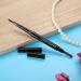 5 Colors Eyebrow Pen Double-ended Design Waterproof Eyebrow Pencil with Triangle Tip with Brush Professional Cosmetic Makeup Pencil(Black) - Buy Online on GoSupps.com