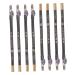 Healvian 8pcs Pencil Sharpener Eyebrow Pencil Makeup Pencils Lasting Eyebrow Pencil Makeup Eyebrow Wooden 1 count (Pack of 1) Black