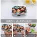 Anime Owl Print Pill Box 2 Compartment Decorative Metal Pill Organizer for Easy Travel | Portable Medicine Case for Pocket & Purse - Buy Online on GoSupps.com