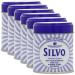 6 x Silvo Wadding Duraglit Polish Silver Gold 75g Tins by Silvo