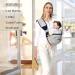 Shiaon Baby Sling Carrier - One Shoulder Toddler Hip Carrier | Lightweight Newborn to Toddler Sling for Infants 7-45 lbs | Grey Cloth Fabric - Buy Online on GoSupps.com