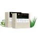 Soulflower Organic Aloe Vera Handmade Bar Soap for Men Women With Cool Fresh Aloe Vera Juice for Face Skin & Body - Natural Aromatic Vegan Cruelty Free Pack of 2 5.3Oz Each Fresh Aloe Vera Pack of 2
