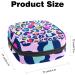 Colorful Leopard Print Menstrual Cup Pouch | Sanitary Napkin Storage Bag | Nursing Pad Holder | Tampon Bags | Feminine Product Pouches | Portable Period Kit Bag - Color 4 - Buy Online on GoSupps.com