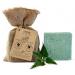 Dr.Cient nettle soap piece biological natural vegan traditional handmade antique-antique-anti-dandruff against acne peeling healthy hair-no chemicals (140 g 1 piece)