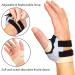 Velpeau Thumb Support Brace - CMC Joint Stabilizer Spica Splint for Osteoarthritis, Tendonitis, Arthritis Pain Relief - Medium Black-Left Hand - Buy Online on GoSupps.com