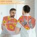 Zebras Flower Beard Bib Apron for Men | Non-Stick Waterproof Hair Catcher & Grooming Cloth | Perfect Gifts for Shaving & Trimming - Buy Online on GoSupps.com