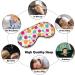 Circles Shapes Shining Dots Sleep Mask for Women | Adjustable Eye Shades with Elastic Strap - Comfortable Sleep Anywhere - Buy Online on GoSupps.com