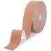 Kinesiology Tape Athletic Tape Elastic Sports Tape Roll Waterproof Athletic Skin Tape for Pain Relief Knees Wrist Elbow Shoulder Back Supports Kinesiology Recovery Tapes  105 Feet Long  Beige (2 Inch)