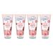 Pack of 4 Dresdner Essenz Cream Gel Paradise Pomegranate 4 x 200 ml Body Lotion Body Gel