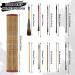Eaasty 110 Pcs Chinese Calligraphy Paper Brush Set - Xuan Rice Paper, Japanese Calligraphy Practice Writing Paper - 100 Sheets, 10 Brushes with Roll Up Holder - Buy Online on GoSupps.com
