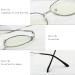 SanDish Cat Eye design Blue Light Blocking Glasses Hipster Metal Frame Women Eyeglasses Non Prescription Silver/Black6 - Buy Online on GoSupps.com