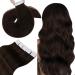 Hetto tape in extensions real hair brown extensions tape real hair smooth tape extensions real hair tape hair recovery real hair darkest brown #2 30cm 40g 30 cm 1-1 #2 darkest brown