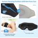 3D Sleep Mask for Men & Women | 100% Light Blocking Eye Mask with Adjustable Straps | Comfortable Travel Napper & Eyelash Extension Friendly - Buy Online on GoSupps.com