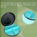 4 Compartment Small Pill Box - Moisture Proof Travel Organizer for Vitamins & Supplements - Pocket & Purse Size (Black+Cyan - Buy Online on GoSupps.com