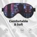 SSIMOO Hacker Era Soft Sleep Eye Mask - Breathable Black Eye Patch for Women Perfect for Travel & Relaxation - Buy Online on GoSupps.com