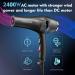 Happygoo Professional 2400W Ion Hair Dryer with Diffuser & Styling Nozzles - Perfect for Home & Salon Use - Black - Buy Online on GoSupps.com