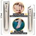 Nail Clipper Set - 3pcs Professional Fingernail and Toenail Clippers with Catcher by HTING - Ideal Gift Trimmer for Women and Men - Buy Online on GoSupps.com