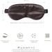 SILKSLEEK 22 Momme Pure Mulberry Silk Sleep Mask | 100% Pure Silk Filled Eye Mask for Sleeping | Super Soft & Comfortable Blackout Eye Mask in Gift Box - Chocolate - Buy Online on GoSupps.com