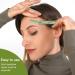 Dermaplaning Tool Beauty Metal Eyebrow Knife | Face Hair Cleaning Tool | Women's Shaving Razors & Blades - Apple Green - Buy Online on GoSupps.com