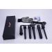 CkeyiN 5 in 1 Ceramic Curling Iron Set | Interchangeable Barrels | Adjustable Temperature | Hair Curlers for All Hair Types | Black - Buy Online on GoSupps.com
