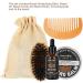 4pcs Men's Beard Care Set | Moisturizing Balm Beard Oil Comb & Brush | Premium Grooming Essentials - Buy Online on GoSupps.com
