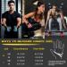Flintronic Fitness Gloves | Breathable Training & Weight Lifting Gloves for Men & Women | Non-Slip Silicone Gym Gloves - Black - Buy Online on GoSupps.com