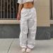 Shop Y2K Women s Parachute Cargo Pants | Vintage 90s E-Girl Streetwear Track Pants - Baggy & Stylish - Buy Online on GoSupps.com
