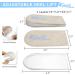MHBH Heel Lift Inserts for Women - Adjustable Gel Orthopedic Insoles for Uneven Legs Leg Length Discrepancies Heel Pain & Achilles Tendonitis Relief - Buy Online on GoSupps.com