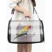 Tnfeeon Transparent Bird Carrier Portable Parrot Travel Cage Lightweight Breathable 360 Sightseeing Outdoor Bird Travel Backpack Birds Bag for Parrot Pets and Bird Perch Portable Bird - Buy Online on GoSupps.com