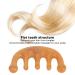 Natural Wood Wide Tooth Hair Comb | Scalp Massage & Multifunctional Portable Comb for Head Neck & Shoulders - Ship Internationally - Buy Online on GoSupps.com