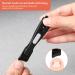 Bezox Nail Clipper - Sloping Nose Design for Ingrown & Thick Nails | Premium Stainless Steel Fingernail Scissors for Men & Women - Black - Buy Online on GoSupps.com