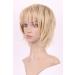Short Straight Wavy Blonde Highlight Wig - Perfect for Daily Wear & Parties - Full Human Hair Wigs - Buy Online on GoSupps.com