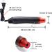 Bubble Removing Tool for Epoxy Resin and Acrylic Art, DIY Glitter Tumblers, Specially-Designed Heat Gun for Making Acrylic Resin Travel Mugs Tumblers to Remove Air Bubbles (Black) - Buy Online on GoSupps.com