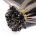Buy 100% Remy Real Hair Keratin U-Tip Extensions - #1B/Gray 70cm 100 Strands - Novon Hair Extensions - Buy Online on GoSupps.com
